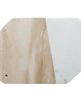 Premium White and Beige Chopping Board
